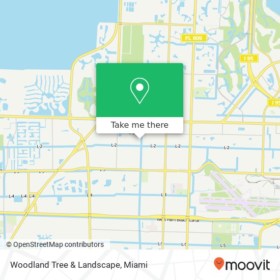 Woodland Tree & Landscape map