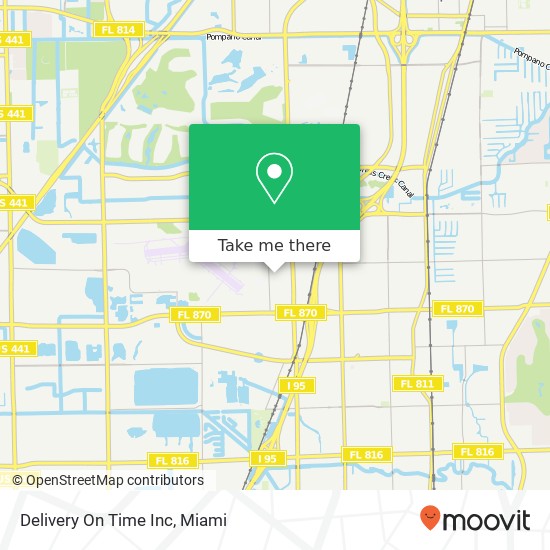 Mapa de Delivery On Time Inc