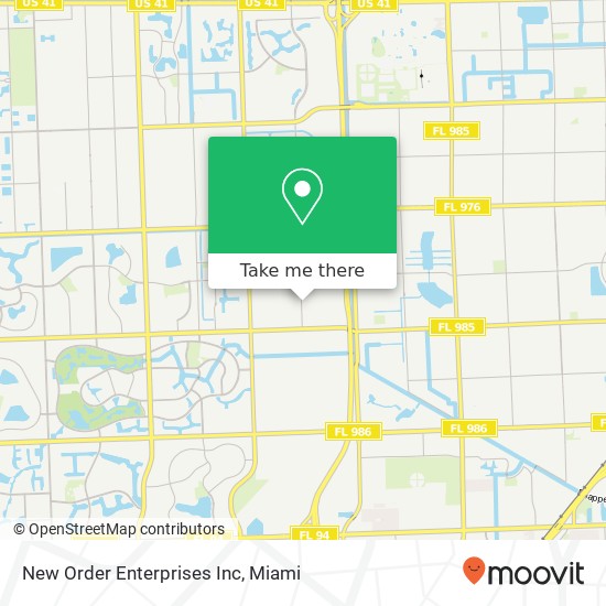 New Order Enterprises Inc map