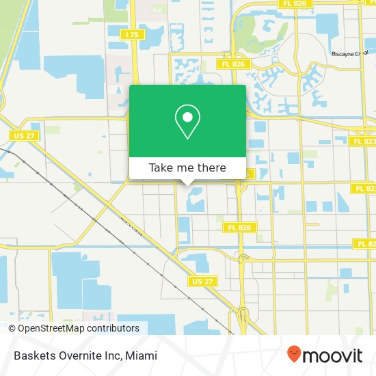 Baskets Overnite Inc map