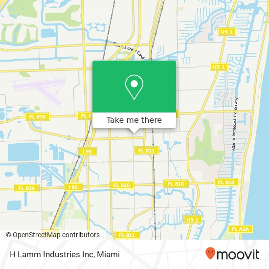 H Lamm Industries Inc map