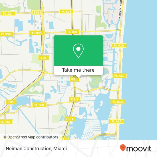 Neiman Construction map