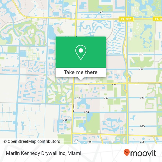 Mapa de Marlin Kennedy Drywall Inc