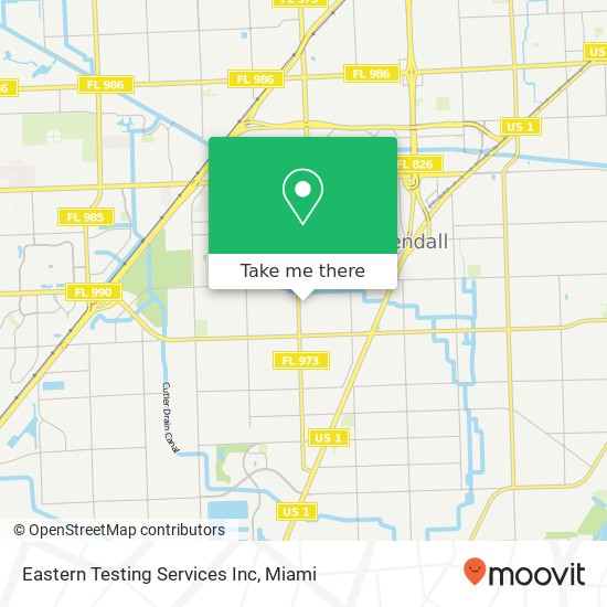 Eastern Testing Services Inc map