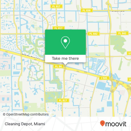 Mapa de Cleaning Depot