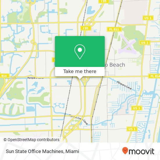 Sun State Office Machines map