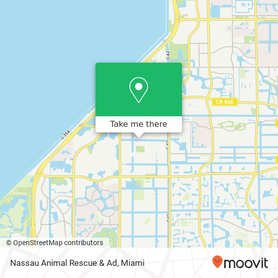 Mapa de Nassau Animal Rescue & Ad