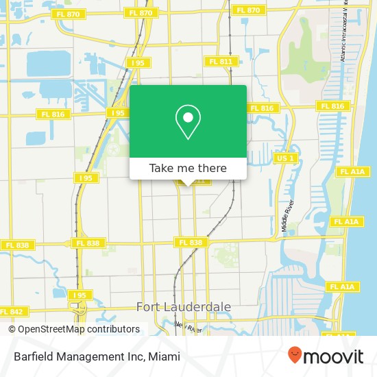 Barfield Management Inc map