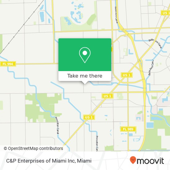 C&P Enterprises of Miami Inc map