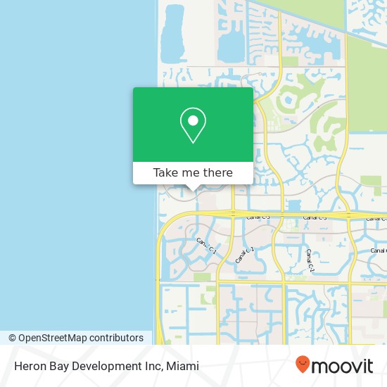 Heron Bay Development Inc map