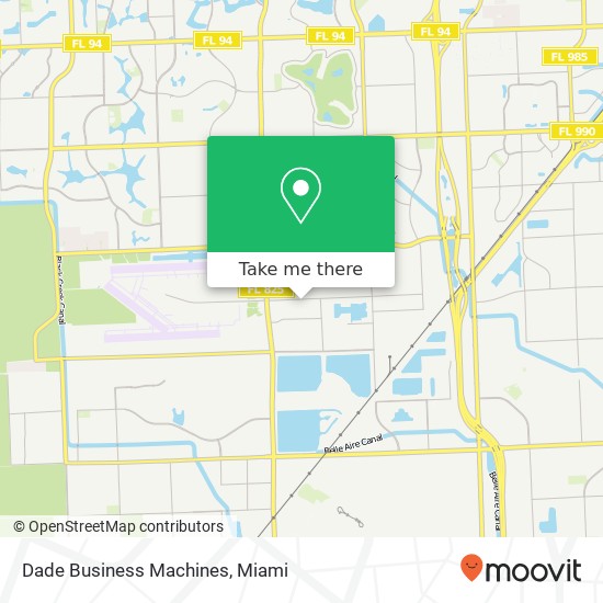 Dade Business Machines map