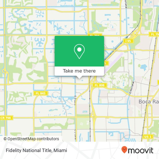 Mapa de Fidelity National Title