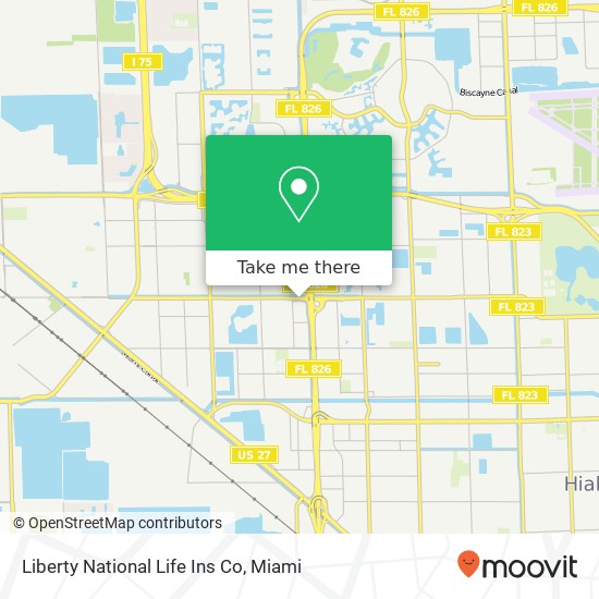 Liberty National Life Ins Co map