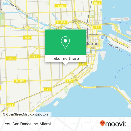 You Can Dance Inc map
