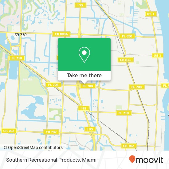 Southern Recreational Products map