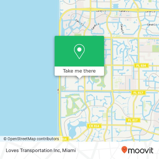 Mapa de Loves Transportation Inc