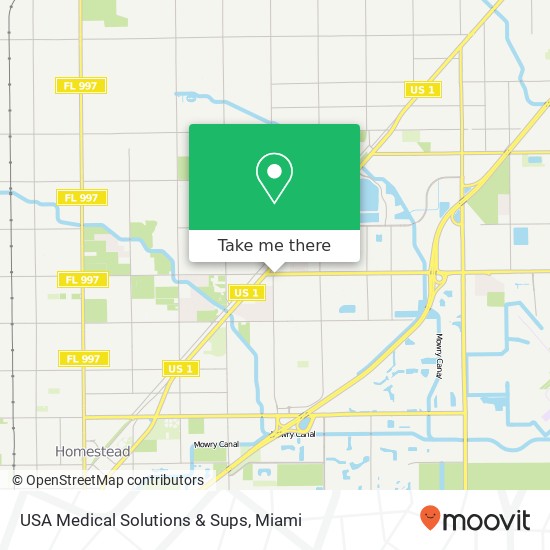 USA Medical Solutions & Sups map