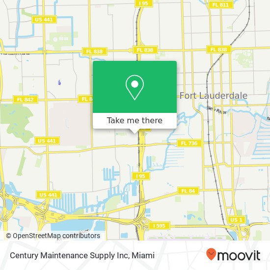 Century Maintenance Supply Inc map
