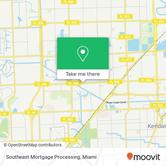 Mapa de Southeast Mortgage Processing