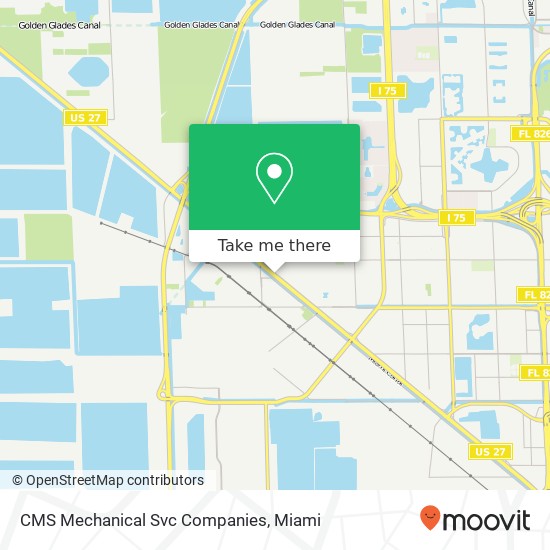 Mapa de CMS Mechanical Svc Companies