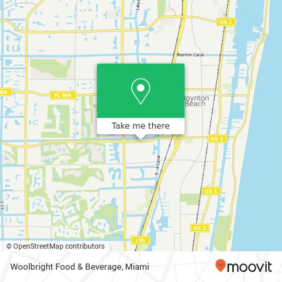 Woolbright Food & Beverage map