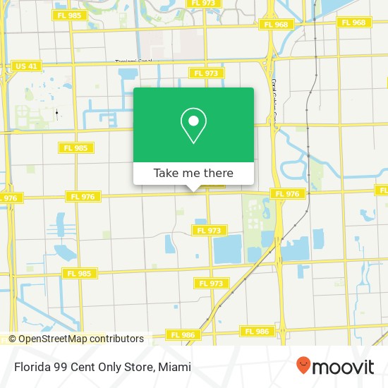 Florida 99 Cent Only Store map