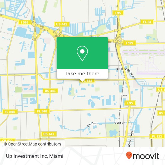 Up Investment Inc map