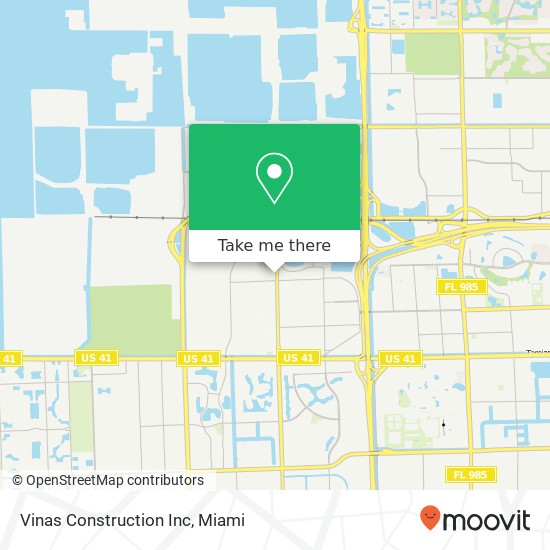 Vinas Construction Inc map