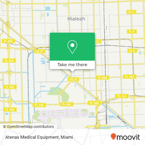 Mapa de Atenas Medical Equipment