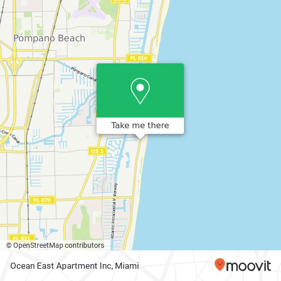 Ocean East Apartment Inc map