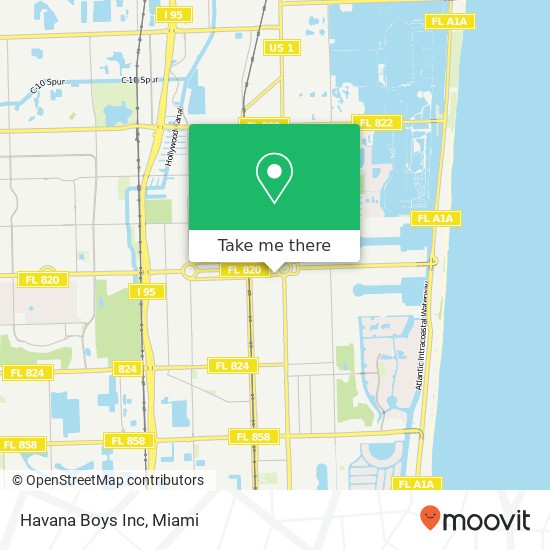 Mapa de Havana Boys Inc