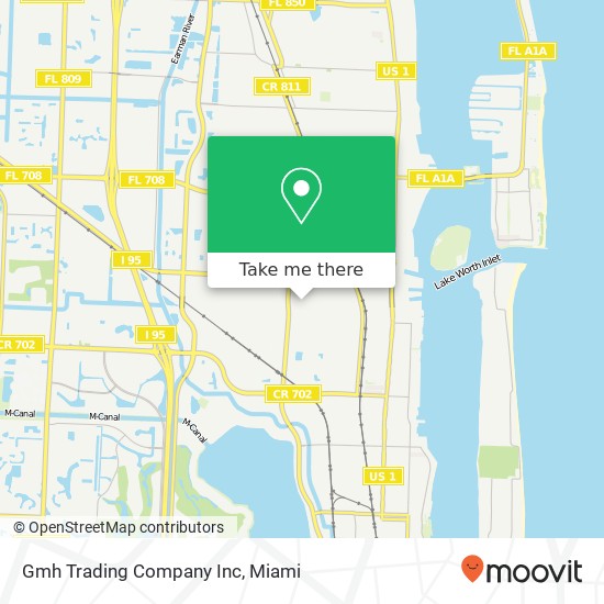 Gmh Trading Company Inc map