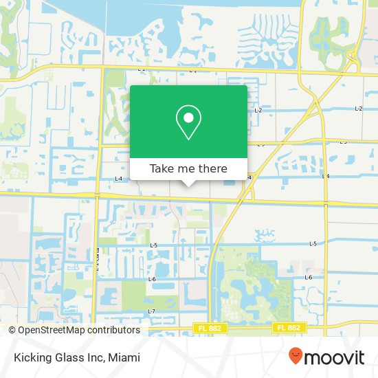 Kicking Glass Inc map