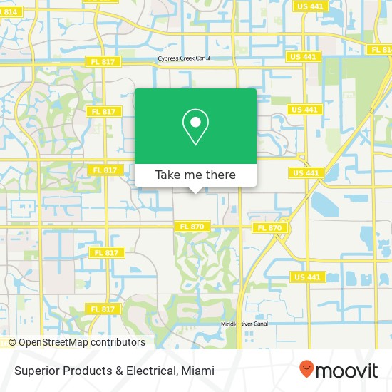 Superior Products & Electrical map