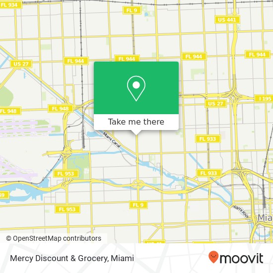Mapa de Mercy Discount & Grocery