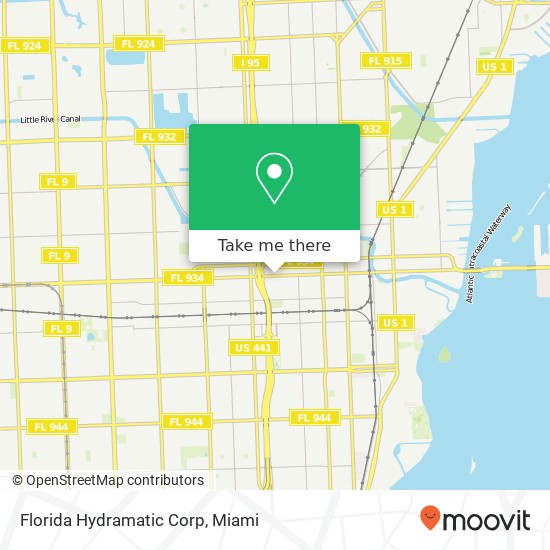 Florida Hydramatic Corp map
