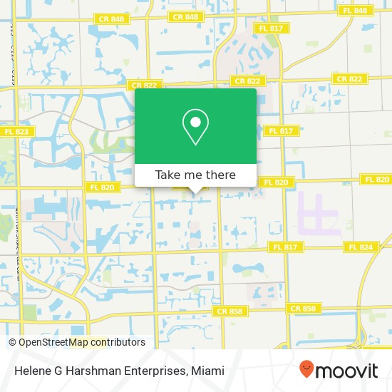 Helene G Harshman Enterprises map