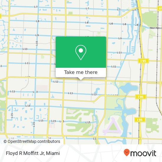 Mapa de Floyd R Moffitt Jr