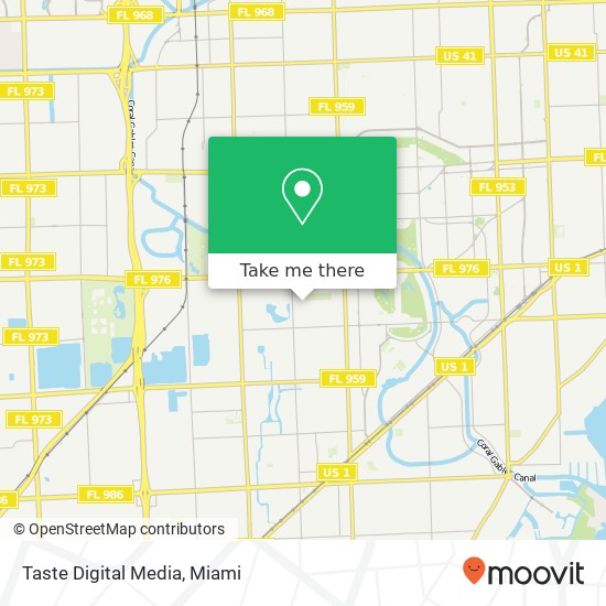 Taste Digital Media map