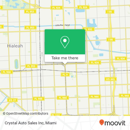 Crystal Auto Sales Inc map