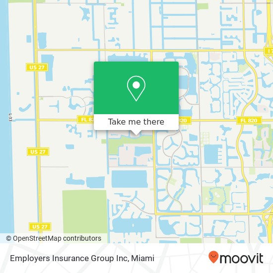 Employers Insurance Group Inc map