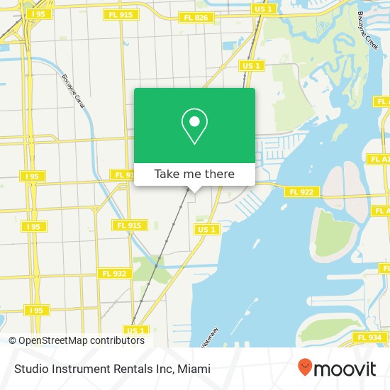 Studio Instrument Rentals Inc map