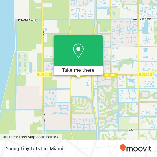 Mapa de Young Tiny Tots Inc