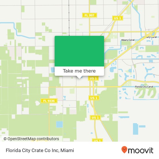 Florida City Crate Co Inc map