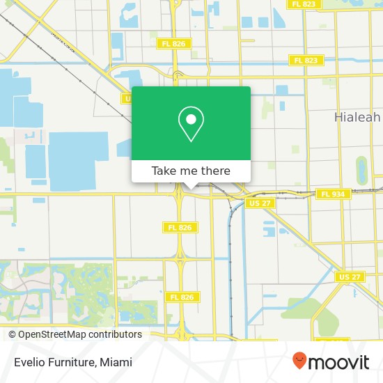 Evelio Furniture map