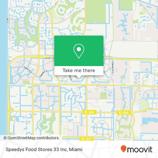 Mapa de Speedys Food Stores 33 Inc