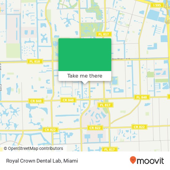 Mapa de Royal Crown Dental Lab