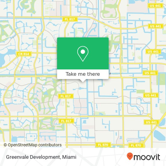 Greenvale Development map