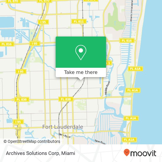 Mapa de Archives Solutions Corp