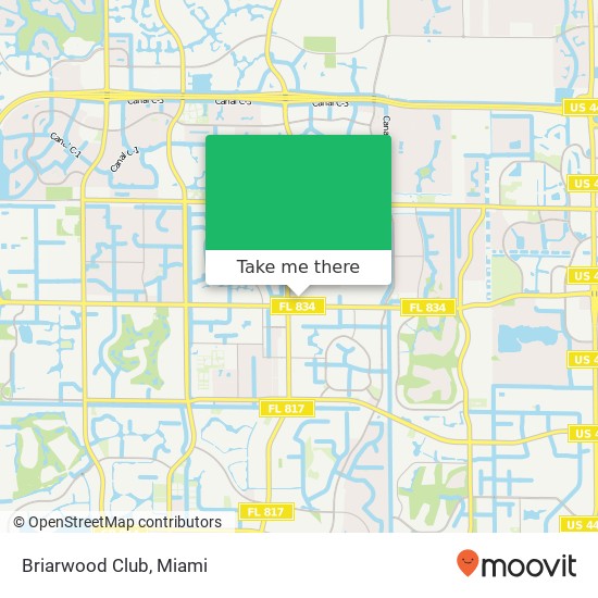 Briarwood Club map